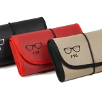The vegan leather collection of eyewear organizers by FTG Frames2go