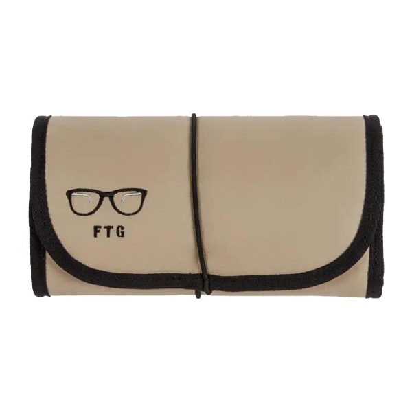 FTG A Touch of Class vegan leather glasses organizer closed roll pouch, the elegant glasses organizer